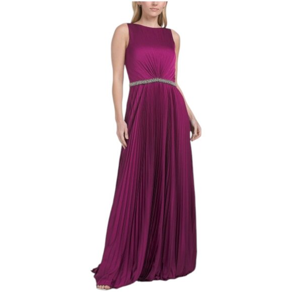 MAC DUGGAL Sleeveless Embellished Waist Gown - Picture 1 of 3